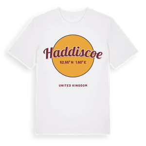 Haddiscoe cirkel t-shirt – ekologisk bomull t-shirt från Pinshirt