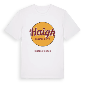 Haigh cirkel t-shirt – ekologisk bomull t-shirt från Pinshirt