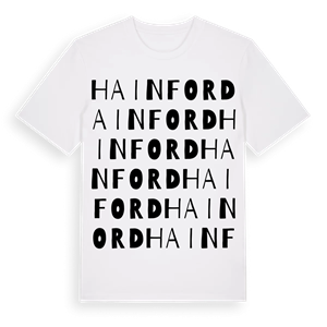 Hainford ordlek t-shirt – ekologisk bomull t-shirt från Pinshirt