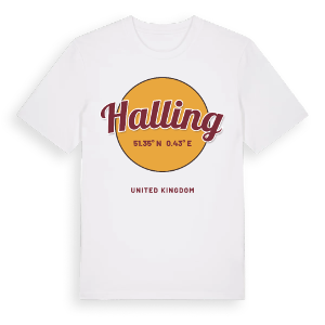 Halling cirkel t-shirt – ekologisk bomull t-shirt från Pinshirt