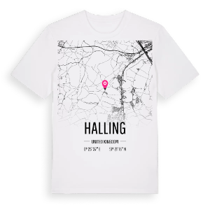 Halling karta t-shirt – ekologisk bomull t-shirt från Pinshirt
