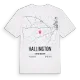Hallington karta t-shirt