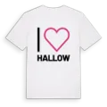 Jag älskar Hallow t-shirt stort tryck