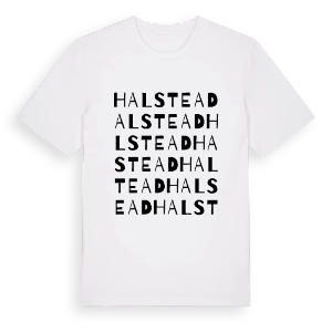 Halstead ordlek t-shirt – ekologisk bomull t-shirt från Pinshirt