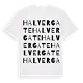 Halvergate ordlek t-shirt