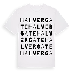 Halvergate ordlek t-shirt – ekologisk bomull t-shirt från Pinshirt