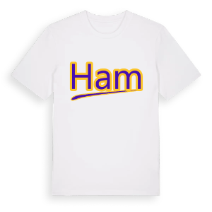 Ham baseball t-shirt – ekologisk bomull t-shirt från Pinshirt