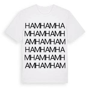 Ham ordlek t-shirt – ekologisk bomull t-shirt från Pinshirt