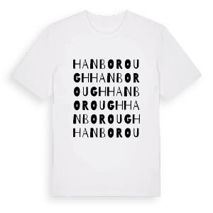 Hanborough ordlek t-shirt – ekologisk bomull t-shirt från Pinshirt