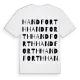 Handforth ordlek t-shirt