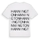 Hannington ordlek t-shirt