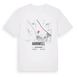 Hanwell karta t-shirt – ekologisk bomull t-shirt från Pinshirt