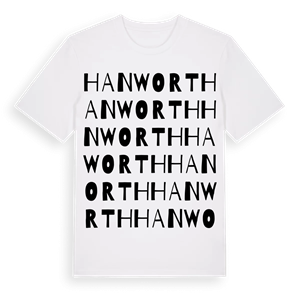 Hanworth ordlek t-shirt – ekologisk bomull t-shirt från Pinshirt