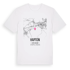 Hapton karta t-shirt – ekologisk bomull t-shirt från Pinshirt