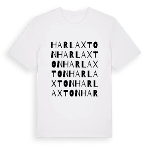 Harlaxton ordlek t-shirt – ekologisk bomull t-shirt från Pinshirt