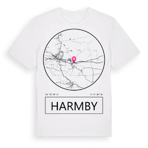 Harmby t-shirt – ekologisk bomull t-shirt från Pinshirt