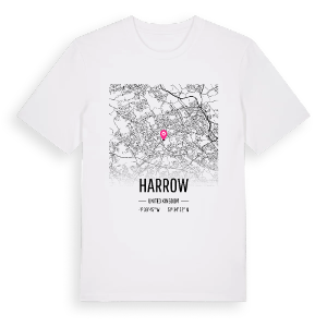 Harrow karta t-shirt – ekologisk bomull t-shirt från Pinshirt