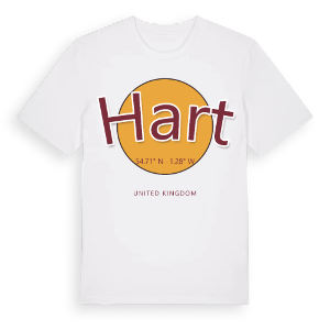 Hart cirkel t-shirt – ekologisk bomull t-shirt från Pinshirt
