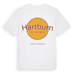 Hartburn cirkel t-shirt – ekologisk bomull t-shirt från Pinshirt