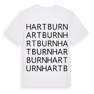 Hartburn ordlek t-shirt – ekologisk bomull t-shirt från Pinshirt