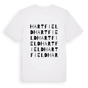 Hartfield ordlek t-shirt – ekologisk bomull t-shirt från Pinshirt