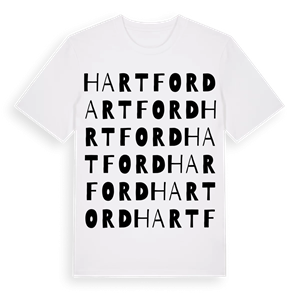 Hartford ordlek t-shirt – ekologisk bomull t-shirt från Pinshirt