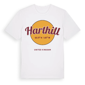 Harthill cirkel t-shirt – ekologisk bomull t-shirt från Pinshirt