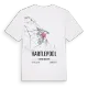 Hartlepool karta t-shirt