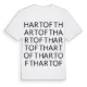 Hartoft ordlek t-shirt