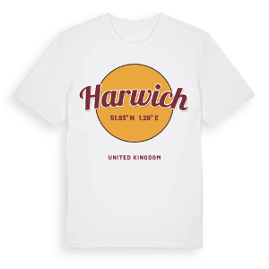 Harwich cirkel t-shirt – ekologisk bomull t-shirt från Pinshirt