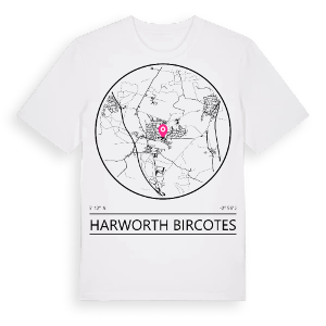 Harworth Bircotes t-shirt – ekologisk bomull t-shirt från Pinshirt