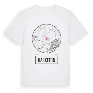 Hasketon t-shirt – ekologisk bomull t-shirt från Pinshirt
