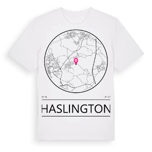 Haslington t-shirt – ekologisk bomull t-shirt från Pinshirt