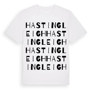 Hastingleigh ordlek t-shirt – ekologisk bomull t-shirt från Pinshirt