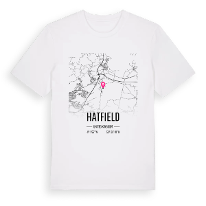 Hatfield karta t-shirt – ekologisk bomull t-shirt från Pinshirt