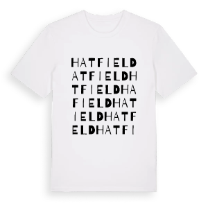 Hatfield ordlek t-shirt – ekologisk bomull t-shirt från Pinshirt