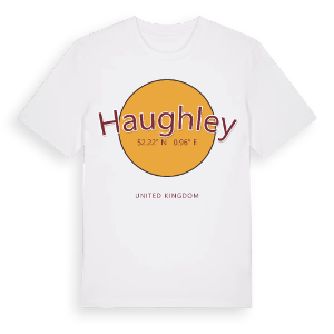 Haughley cirkel t-shirt – ekologisk bomull t-shirt från Pinshirt