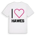 Jag älskar Hawes t-shirt stort tryck