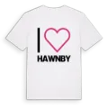 Jag älskar Hawnby t-shirt stort tryck