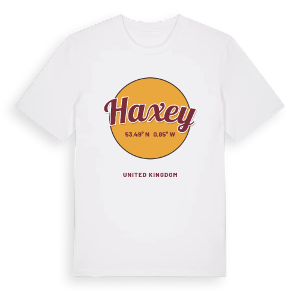 Haxey cirkel t-shirt – ekologisk bomull t-shirt från Pinshirt