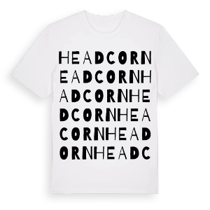 Headcorn ordlek t-shirt – ekologisk bomull t-shirt från Pinshirt