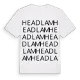 Headlam ordlek t-shirt