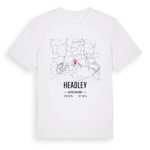 Headley karta t-shirt – ekologisk bomull t-shirt från Pinshirt