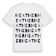 Heather ordlek t-shirt