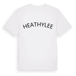 Heathylee böjd t-shirt – ekologisk bomull t-shirt från Pinshirt