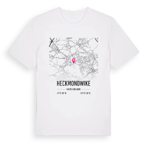Heckmondwike karta t-shirt – ekologisk bomull t-shirt från Pinshirt