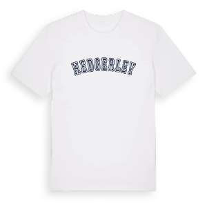 Hedgerley college t-shirt – ekologisk bomull t-shirt från Pinshirt