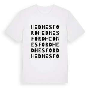 Hednesford ordlek t-shirt – ekologisk bomull t-shirt från Pinshirt