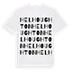 Helhoughton ordlek t-shirt