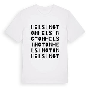 Helsington ordlek t-shirt – ekologisk bomull t-shirt från Pinshirt